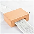 thumbnail image 3 of PEPISKY muslady DIY 30-Note Music Box Set Hand-Cranked Programmable Mechanical Music Box 30 Notes Music Box Gift with 20Pcs Blank Paper Tape & Hole Puncher, 3 of 8