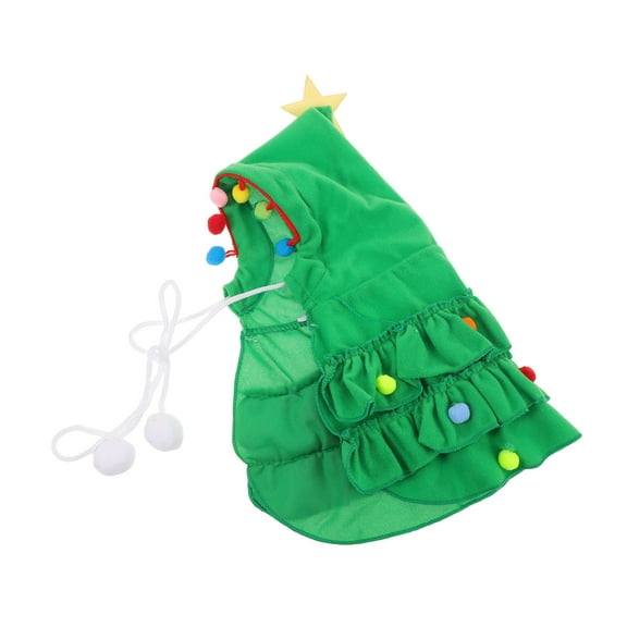 LOLIPPYY Cape with Hood Festive Dog Costume Christmas Outfit for Pets