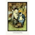 thumbnail image 2 of Culver, R.K. 11x14 Black Ornate Wood Framed with Double Matting Museum Art Print Titled - Teddy Roosevelts Bears: Teddy B and Teddy G Are Lost, 2 of 4