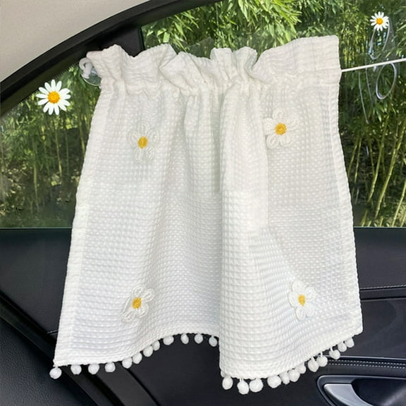 Mdesiwst Car Window Sunshade Suction Cup Adjustable Snap Heat Insulation Sunproof Side Window Sun Shade Curtain Summer Use