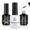 thumbnail image 1 of Set de esmaltes en gel para uñas Beetles Base Top Coat de 15 ml con látex, 1 of 8