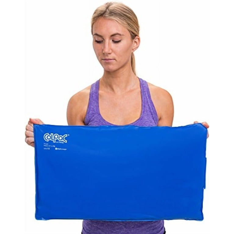 Relief Pak, Reusable Cold Therapy Pad, Blue Vinyl, Oversize 11 x Relief Pak, Reusable Cold Therapy Pad, Blue Vinyl, Oversize 11 x