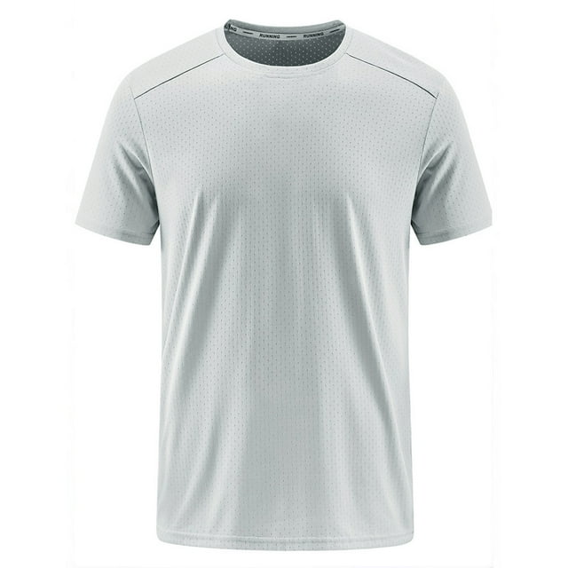 QIPOPIQ T-Shirts Décontractés pour Hommes Coupe Ajustée à Manches Courtes Doux Légers Col en V/col Ras du Cou Liquidation