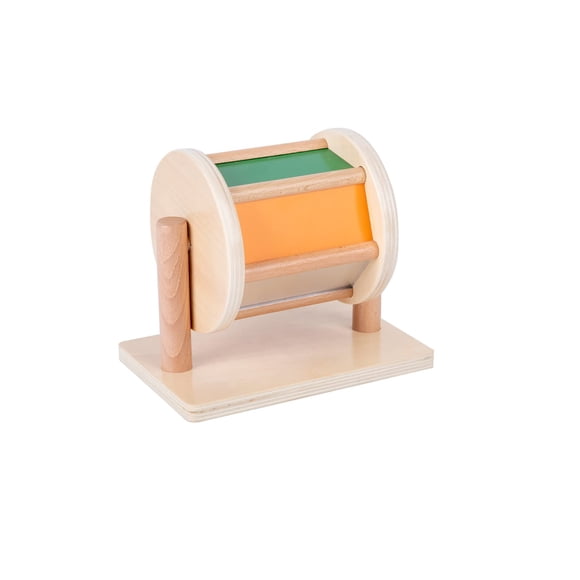 Toy Play Kit Montessori Mirror Peekaboo Knob Puzzle & Drum