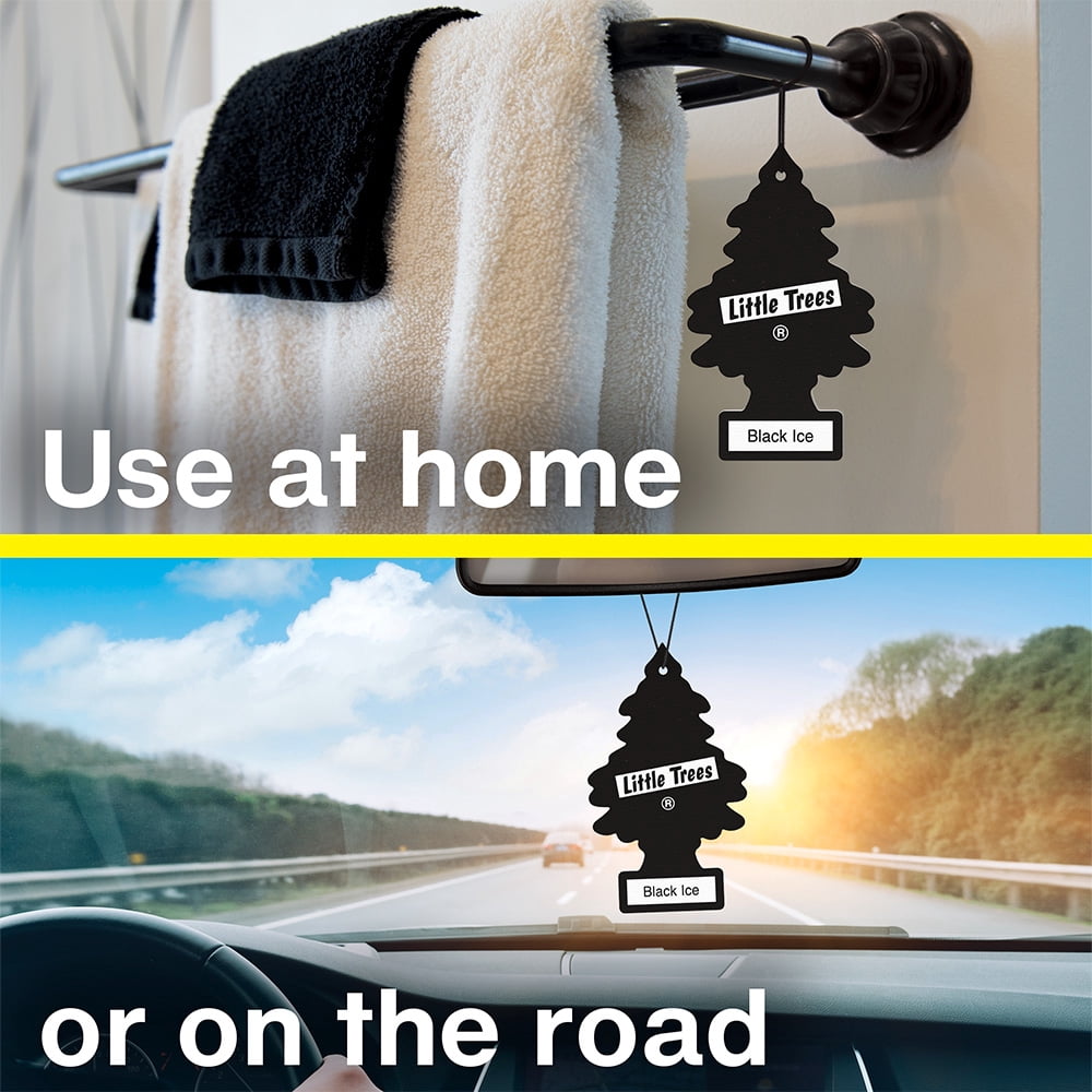 (2 pack) Little Trees Air Freshener Blackberry Clove Fragrance 3-Pack