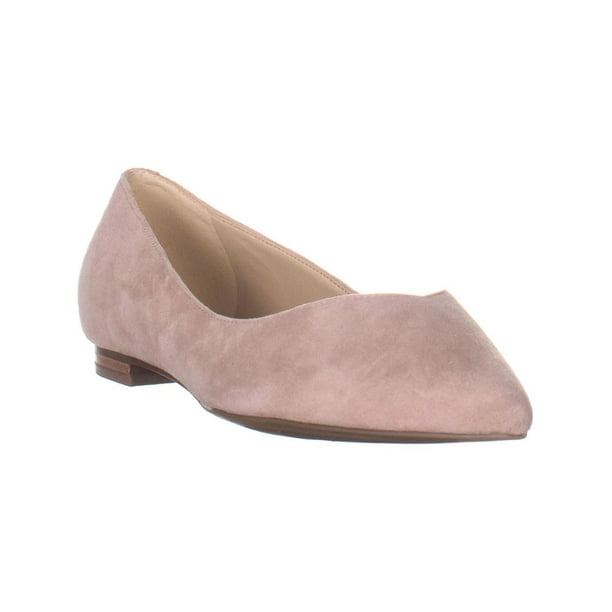 Marc Fisher - Womens Marc Fisher Analia Pointed Toe Ballet Flats, Light ...