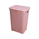 thumbnail image 1 of Cesto Canasta Organizador Ropa con Tapa Rattan Plastico (Rosa), 1 of 8