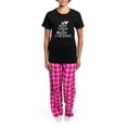 thumbnail image 4 of CafePress - Keep Calm And Keep Chickens Women's Dark Pajamas - Women's Short Sleeve Print T-Shirt and Pants Dark Cotton Pajama Set, 4 of 7