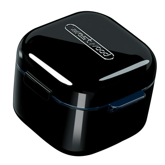 Advancent Estuche para llaves Limpieza en remojo Caja de almacenamiento de falsos Plástico lavable Bolsillo Pezón Contenedor de joyas Accesorio Almacenamiento y organización del hogar Negro Advancent HA059508-02