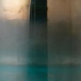thumbnail image 6 of Jamie Young Co Vapor Medium Contemporary Glass Pendant in Aqua Blue/Brass, 6 of 6
