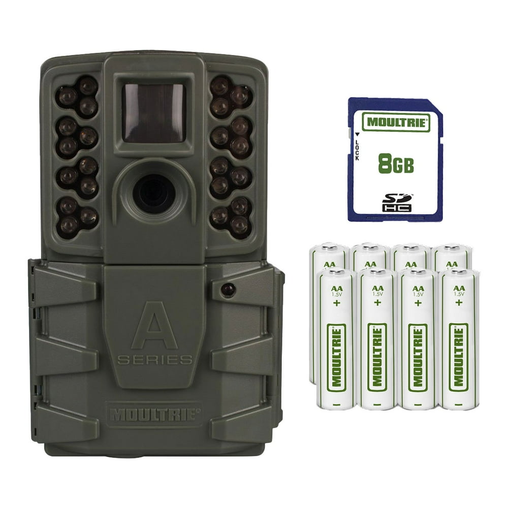 Moultrie A 25i Game Trail Hunting Camera w/ SD Card + Batteries MCG