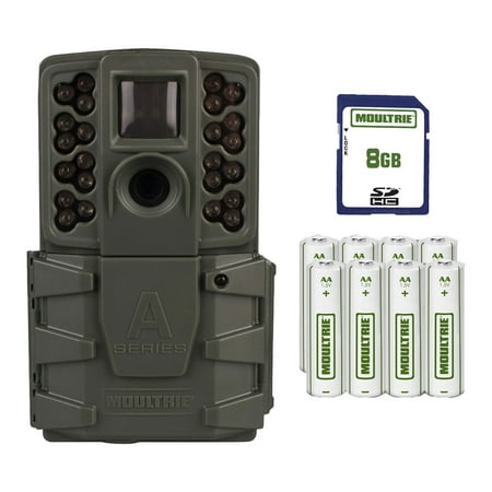 Moultrie A 25i Game Trail Hunting Camera w/ SD Card + Batteries | (Best Sd Card Reader For Game Camera)