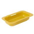 thumbnail image 1 of Cesta retráctil para fregadero, cesta de drenaje de PP duradera y gruesa, Rectangular, multifuncional, para verduras y frutas, color amarillo, 1 of 5