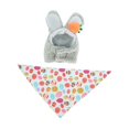 thumbnail image 2 of Disfraz de ganso de Pascua para el porche, divertido y primaveral, con orejas de conejo. Gris, 2 of 9