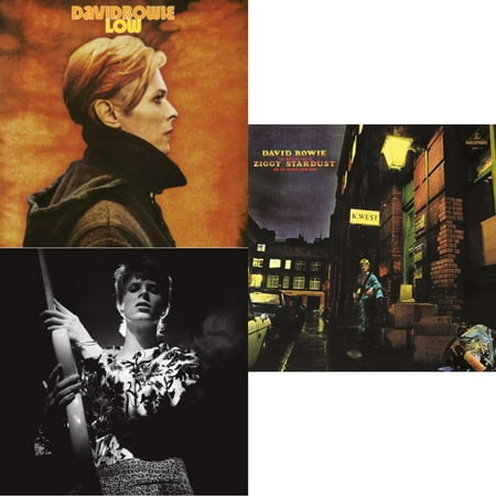 Low (2017 Remaster) & Rock N Roll Star & Rise & Fall Of Ziggy Stardust (2012 Remaster) [LP Vinyl Bundle]