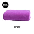 thumbnail image 2 of Bewildely Toalla de baño de microfibra, paño de baño absorbente de agua, máquina de ducha de Fitness para Spa, paño lavable para el Toallas y Paños Púrpura 80*180/Grosor medio, 2 of 6