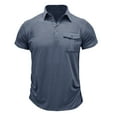 thumbnail image 1 of Penkiiy Men's Quick-Dry Short Sleeve Athletic Performance Pullover Shirt XL Navy, 1 of 1