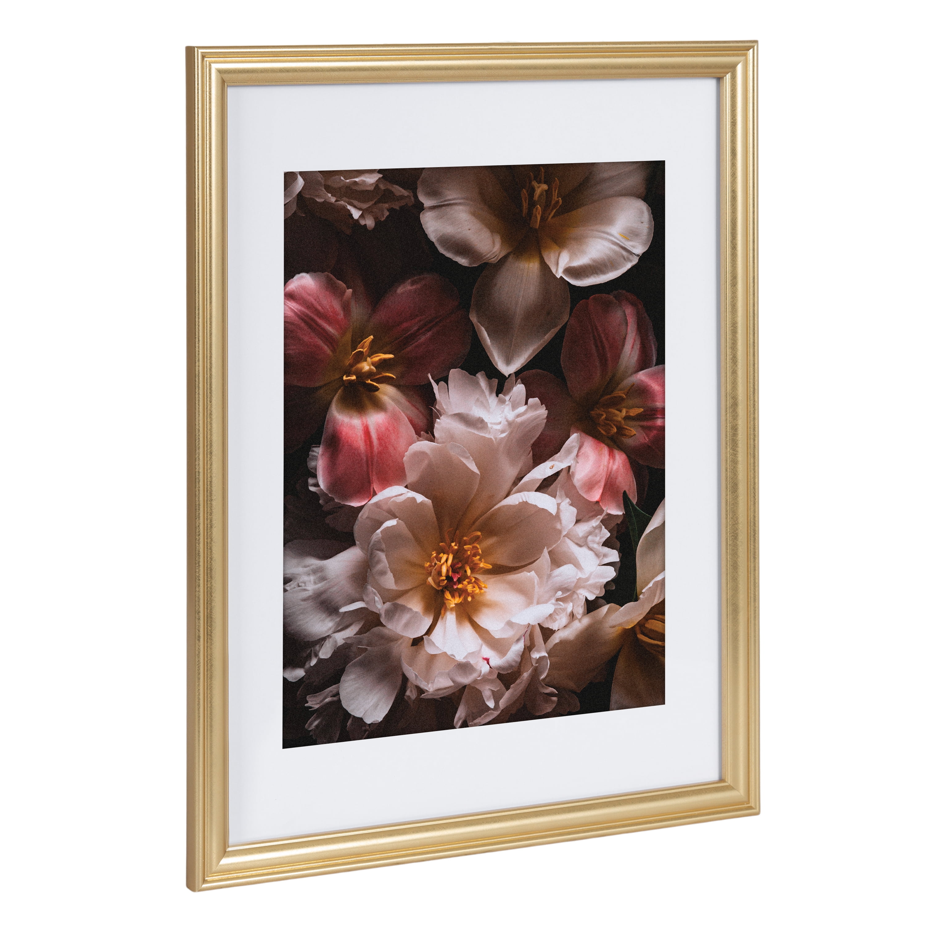 Cadre à photos doré Breylynn de 35,6 cm x 45,7 cm avec passe-partout de 27,9 cm x 35,6 cm pour table BREY 14X18/11X14 GLD - FRENCH