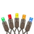 thumbnail image 4 of Novelty Lights Multi 100 LED Christmas Mini Light Set (Brown Wire, 50 Feet), 4 of 5