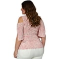 thumbnail image 3 of Blusa Estampada Roman Fashion 0912 Rosa Talla Extra Curvy, 3 of 6