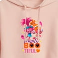 thumbnail image 3 of Trolls Movie - Halloween - Simply Bootiful - Poppy & DJ Suki - Juniors Cropped Pullover Hoodie, 3 of 5