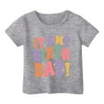 thumbnail image 3 of Shirts for Girls Letter Loose Soft Toddler Summer Clothes School Day Shirt Girls T Shirts 2-3 Years, 3 of 3