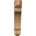 thumbnail image 2 of Ekena Millwork 6"W x 28"D x 32"H Legacy Craftsman Rough Sawn Bracket, Western Red Cedar, 2 of 4