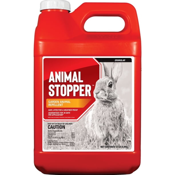 Animal Stopper 12 lb. Granular Repellent; Repels Groundhogs, Rabbits