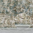 thumbnail image 5 of Hasoo 5' x 7' Modern Area Rug for Living Room Dining Room Floral Pattern Washable Soft Indoor Carpet, Blue, 5 of 5