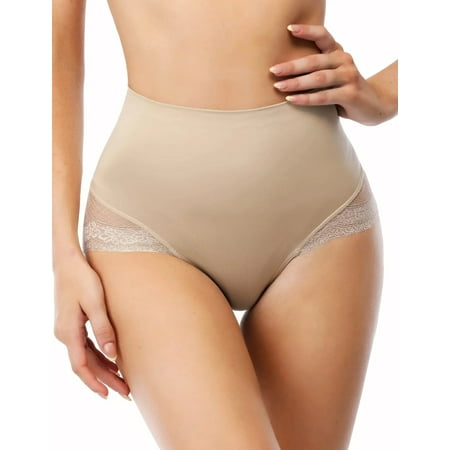 

Lilvigor Tummy Control Shapewear for Women High Waisted Slimming Body Shaper Butt Lifter Panties Stomach Girdle Lace Underwear