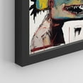 thumbnail image 4 of PixonSign Framed Wall Art, Vintage Retro Antique Basquiat Dinosaur Print, Set of 4 Illustration Wall Decor Prints, Multicolor Contemporary Wall Décor, for Living Room, Bedroom - 8"x10" Black, 4 of 5
