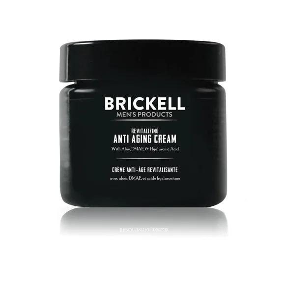 Crema hidratante facial revitalizante para hombres con aloe vera, ácido hialurónico y té verde; cuidado facial hidratante para todo tipo de piel, 2 onzas líquidas; organizadores de maquillaje.