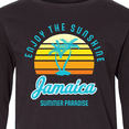 thumbnail image 4 of Inktastic Enjoy The Sunshine Jamaica Summer Paradise Long Sleeve Youth T-Shirt, 4 of 5