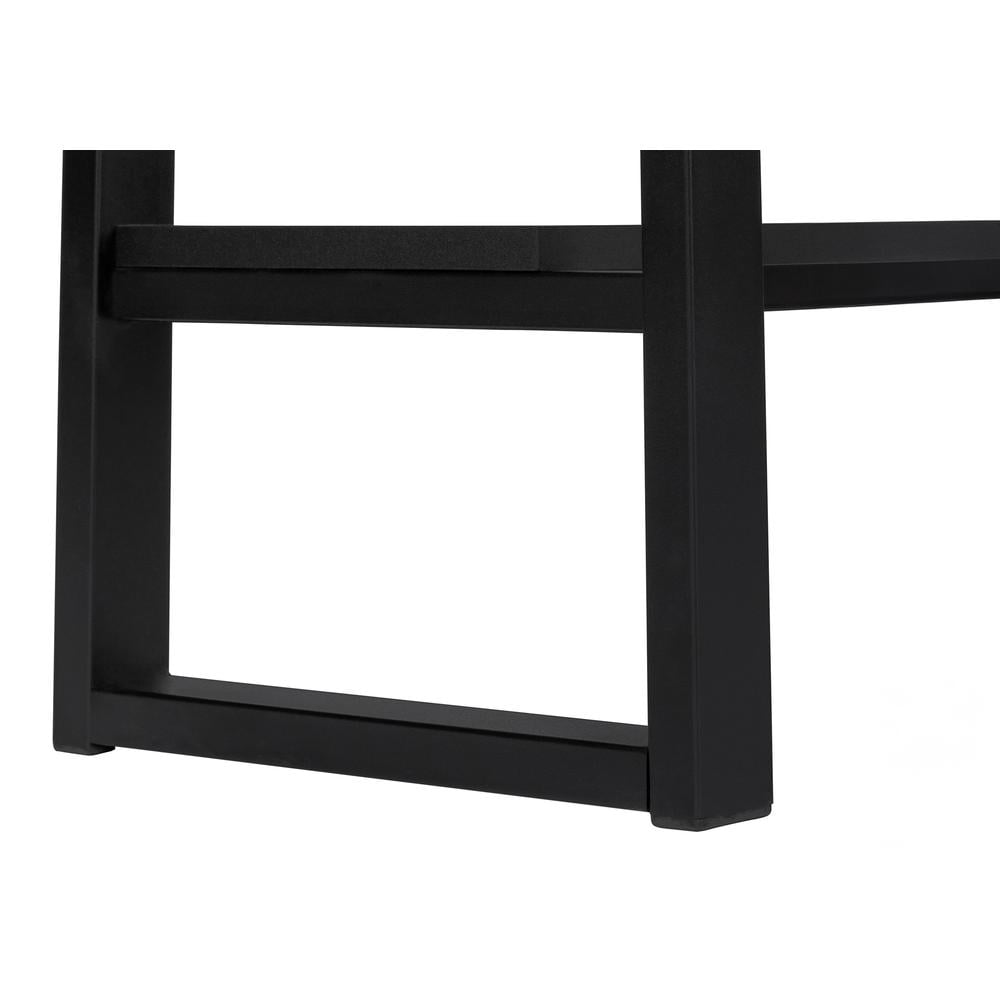 Computer Desk Home Office Corner 42"L Work Laptop Metal Black