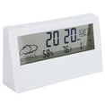 thumbnail image 3 of Reloj despertador electrónico, reloj despertador con LED y temperatura, reloj de escritorio de larga duración, 3 of 14