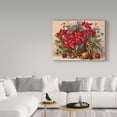 thumbnail image 3 of Trademark Fine Art 'Holiday Poinsettia Basket' Canvas Art by Barbara Mock, 3 of 3