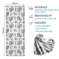 thumbnail image 2 of White Cow Milk Pattern Hot Yoga Mat Towel Non Slip for Hot Yoga - Quick-Drying Yoga Mat Cover with 4 Corner Pockets with Travel Bag - Hot Yoga Towel Non Slip Grip Moisture Wicking Sweat 70"x26", 2 of 6