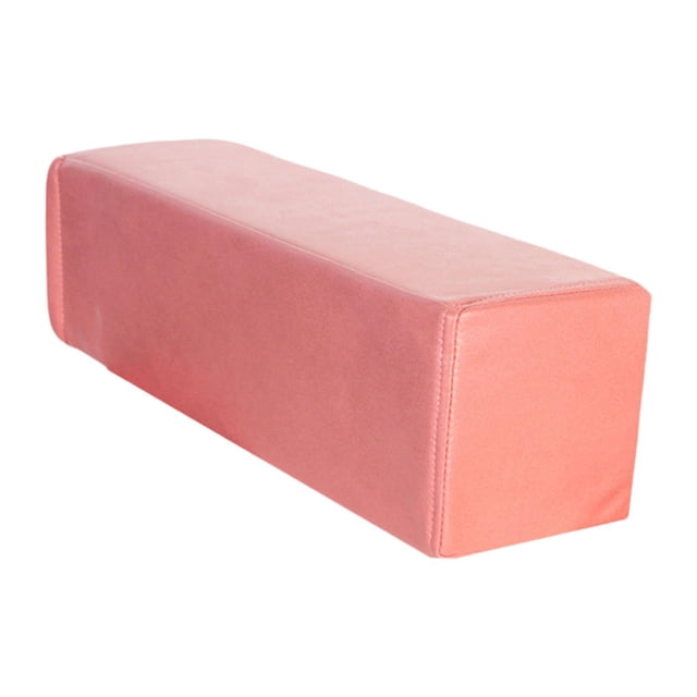 Almohada para reposabrazos de sofá, cama, lectura, cabecera rectangular suave, espuma de alta densidad, reposabrazos lateral para sillón, dormitorio Rosa