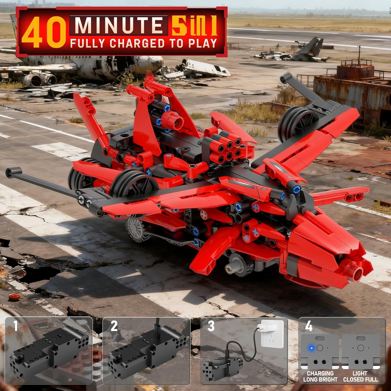 STEM Building Kits for Kids 6-14, 5in1 App & Remote Control STEM F1/Car/Robot Building Toys, Formula 1 Model Car Kits, 785 Pcs Robot Building Sets