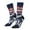 2 Black-2, variant on Mallard Duck With American Flag Print Adult Socks for Men & Women,Calf Socks, Ankle Socks,Boots Socks,Breathable Casual Sock,Unisex Crew Socks