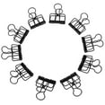 thumbnail image 3 of Miangastore 10Pcs Binder Clips Metal Binder Paper Clamps Office Document Clips for Paperwork, 3 of 8