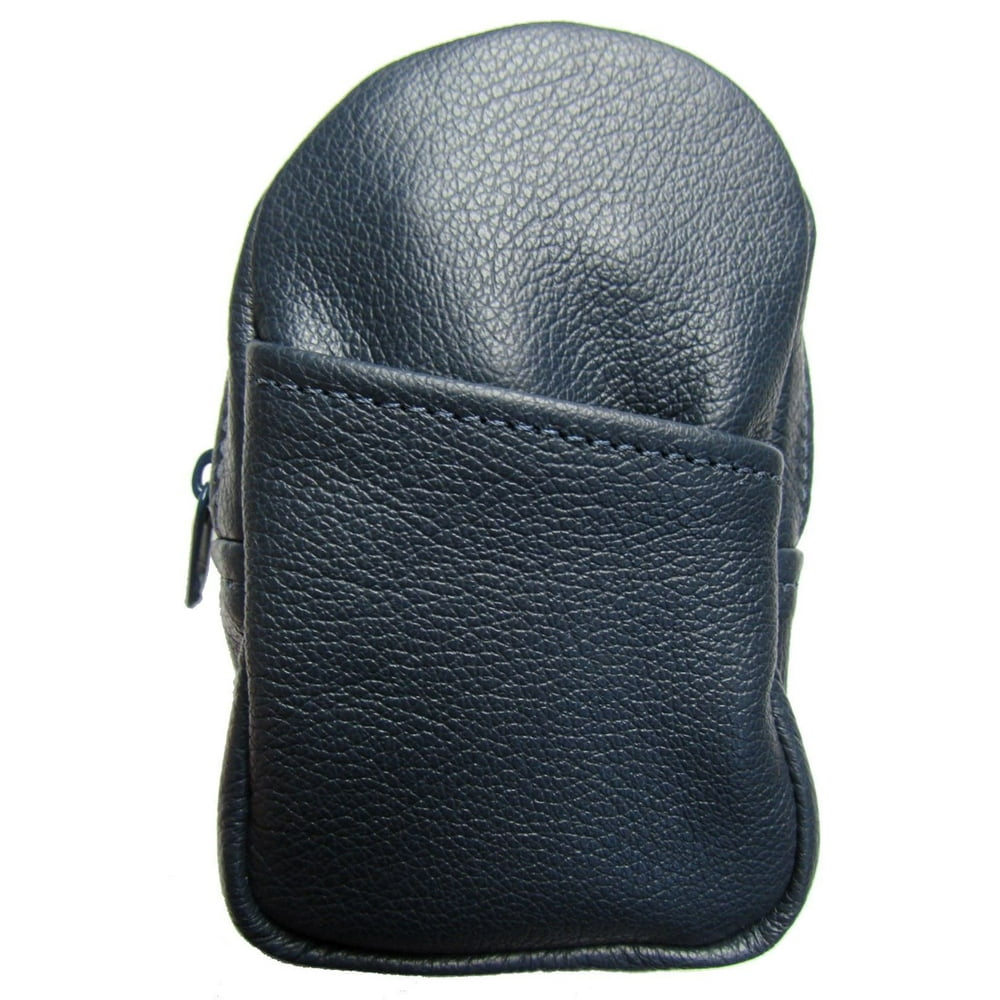 Soft Leather Cigarette Case Made in the USA, Navy