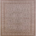 thumbnail image 1 of Ahgly Company Machine Washable Indoor Square Industrial Modern Khaki Rose Pink Area Rugs, 5' Square, 1 of 7