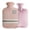 Light Pink, variant on 1000ml/2000ml Hand Warmer Bag ,Water-filling High Temperature Resistant with Knitted Cloth Cover, Warm Belly Hands Refillable Transparent Classic PVC Hot Water Bottle