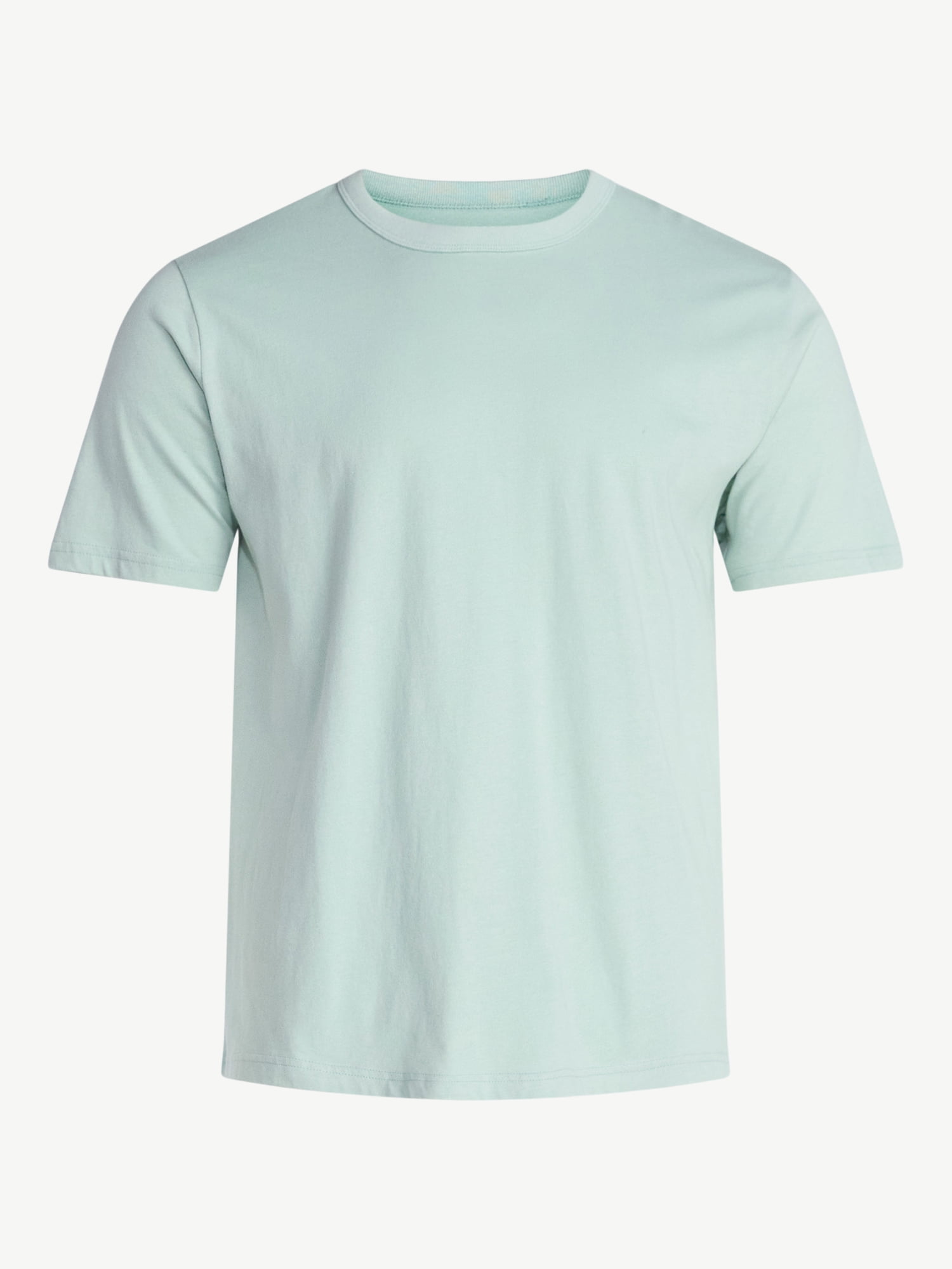 Free Assembly Men’s Everyday Cotton Tee with Short Sleeves, Sizes S-3XL