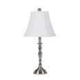 thumbnail image 1 of 24.5" In Serge Satin Nickel Metal Table Lamp, 1 of 2