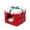 Red, variant on Matoen Christmas Cat Beds for Indoor Cats - Large Cat Cave for Pet, Foldable Santa Cat Hideaway