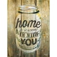 thumbnail image 2 of Rae, Marla 19x24 Gold Ornate Wood Framed with Double Matting Museum Art Print Titled - Home is Wherever Im With You, 2 of 4