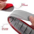 thumbnail image 3 of Phenofice 2pcs Automotive Door Edge Protector PVC Transparent Anti Collision Strip, 3 of 8
