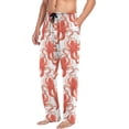 thumbnail image 4 of GZHJMY Red Octopus Men’s Cotton Pajama Pant – Lounge Pjs Bottom with Pockets Drawstring, Christmas New Year Birthday Gifts, Large, 4 of 5